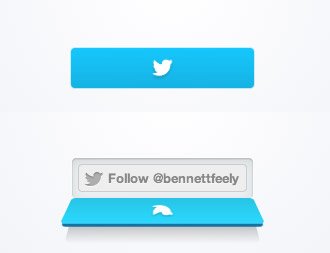Tweet Button with CSS Animation